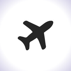 Obraz premium Aircraft Vector icon . Lorem Ipsum Illustration design