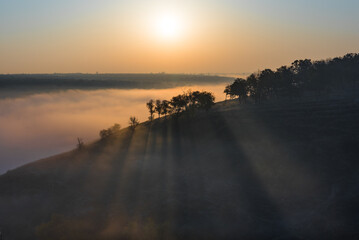 Sunrise over the river