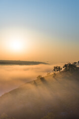Sunrise over the river