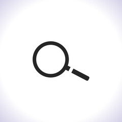 Magnify Vector icon . Lorem Ipsum Illustration design