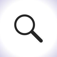 Magnify Vector icon . Lorem Ipsum Illustration design