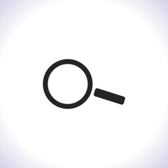 Magnify Vector icon . Lorem Ipsum Illustration design