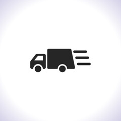 Truck icon Vector icon . Lorem Ipsum Illustration design