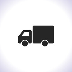 Truck icon Vector icon . Lorem Ipsum Illustration design
