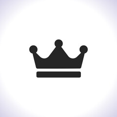 Crown Vector icon . Lorem Ipsum Illustration design