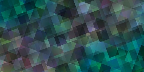 Light Blue, Green vector pattern with polygonal style.