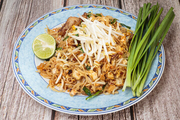 Pad Thai, Stir fry noodles in asian style.