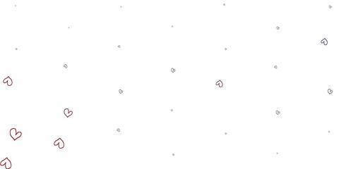 Light Pink, Yellow vector backdrop with sweet hearts.