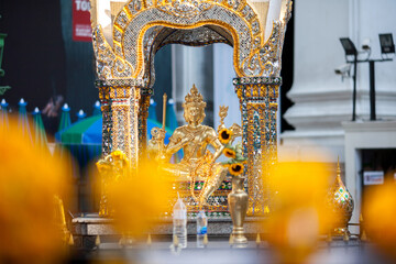 The Erawan Shrine, is Hindu shrines in downtown Bangkok, Thailand