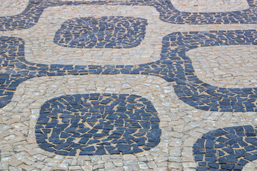 Ipanema beach boardwalk in Rio de Janeiro.