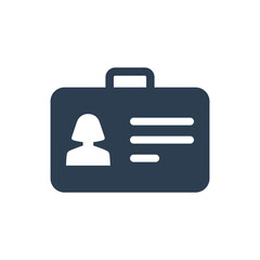 Identity card icon