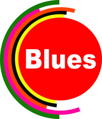 Red Vector Banner blues.