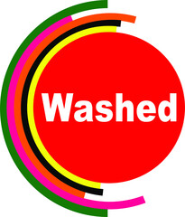 Red Vector Banner washed