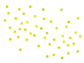 gold confetti vector illustration, christmas background