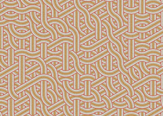 Fototapeta premium Colour Hexagon Tile Connection art background design illustration