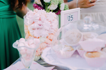 Sweets at the wedding for the guest