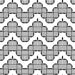 Design seamless zigzag decorative pattern