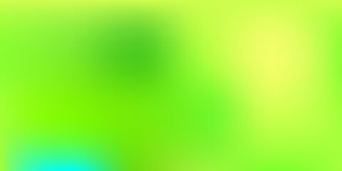 Dark Green, Yellow vector abstract blur pattern.
