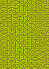 Colour Hexagon Tile Connection art background design illustration