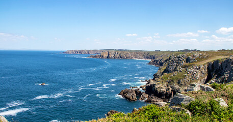 Pointe du Van. La cote sauvage. Finistère. Bretagne