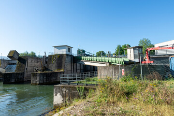 Fototapeta na wymiar polymer dam in the province of terni