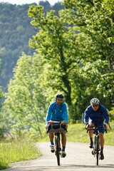 Gravel Bike dans le Vercors du côté de Presles dans la Alpes à la limite de la Drôme et de...