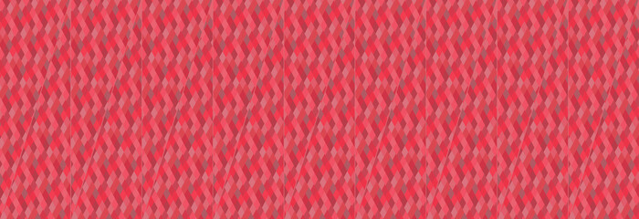 Many red diamonds in different shades. Background for text. Geometric Minimalism