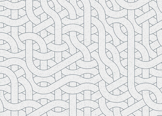 Colour Hexagon Tile Connection art background design illustration