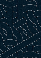 Colour Hexagon Tile Connection art background design illustration