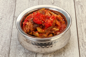Caucasian vegan cuisine - ajapsandali with vegetables