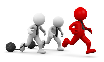 3d man leader winning easy