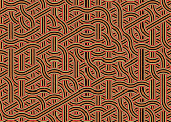 Colour Hexagon Tile Connection art background design illustration