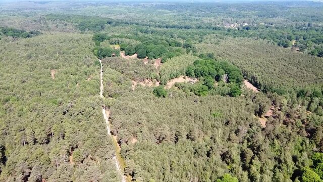survol de la for&ecirc;t de Rambouillet