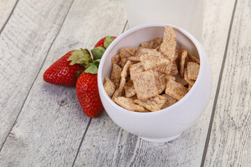 Wheat flakes for breakfast