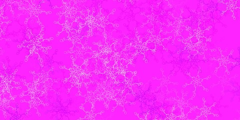 Obraz na płótnie Canvas Light Purple, Pink vector background with wry lines.