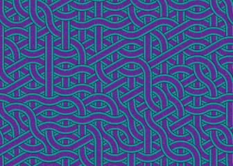 Colour Hexagon Tile Connection art background design illustration