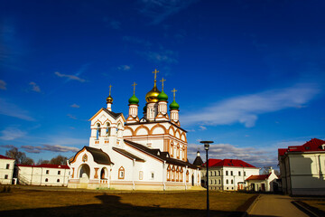 Fototapeta na wymiar Trinity-Sergius Varnitsky monastery in the city of Rostov. Yaroslavl region, Russia