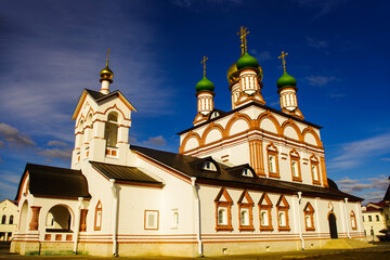 Fototapeta premium Trinity-Sergius Varnitsky monastery in the city of Rostov. Yaroslavl region, Russia