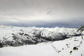 Meribel-Mottaret The Three Valleys, Les Trois Vallees ski area Savoie France