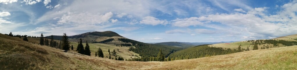 panorama of the mountain Sureanu