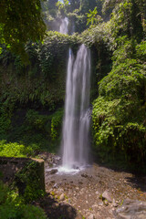 Sendeng Giler Waterfall, Lombok, Indonesia, Southeast Asia.