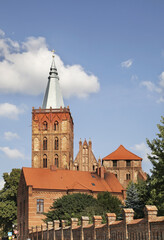 Obraz premium Church of Assumption of Virgin Mary in Chelmno. Poland