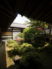 Jardines del Templo Eikando, en Kioto, Japón