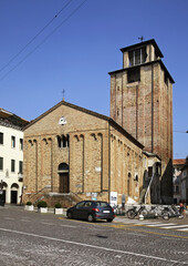 Fototapeta na wymiar Church of Saint Peter in Treviso. Veneto region. Italy