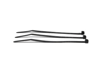 Cable ties isolated on white background
