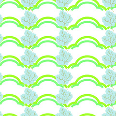 Cute hand-drawn flower seamless pattern.  Can use for print, template, fabric, presentation, textile, banner, poster, wallpaper, digital paper.