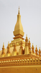 Fototapeta premium Pha That Luang temple in Vientiane. Laos