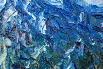 the painting is painted on canvas with oil paints background for creative design