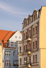 Obraz premium Market square in Zagan. Poland