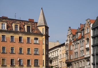 Fototapeta na wymiar Saint Martin street in Poznan. Poland